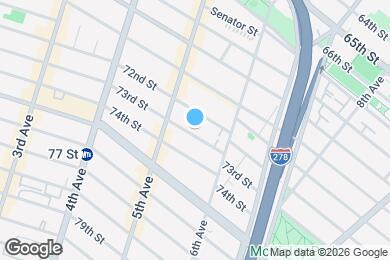 Map image of the property - 537 73rd St