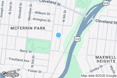 Map image of the property - 644 N 5th St