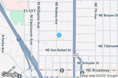 Map image of the property - 103 NE Tillamook St