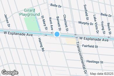 Map image of the property - 5106 W Esplanade Ave