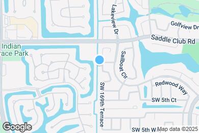 Map image of the property - 453 SW 169th Ter