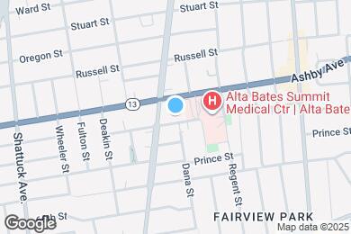 Map image of the property - 2419 Webster St