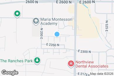 Map image of the property - 2421 N 400 E