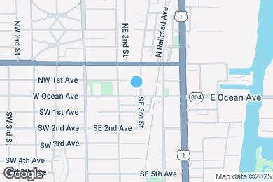 Map image of the property - 305 E Ocean Ave