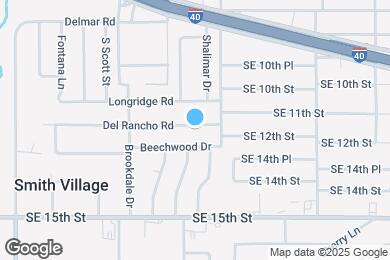 Map image of the property - 3316 Del Rancho Rd