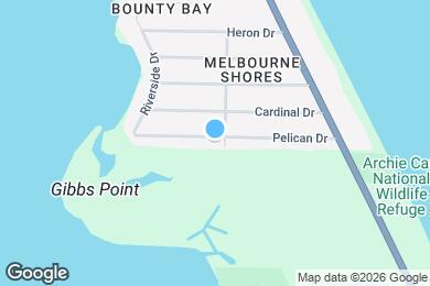 Map image of the property - 215 Pelican Dr