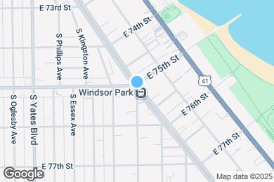 Map image of the property - 7455 S Saginaw Ave