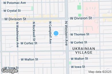 Map image of the property - 2441 W Thomas St