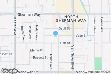 Map image of the property - 14612 Vose St