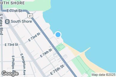 Map image of the property - 7337 S South Shore Dr
