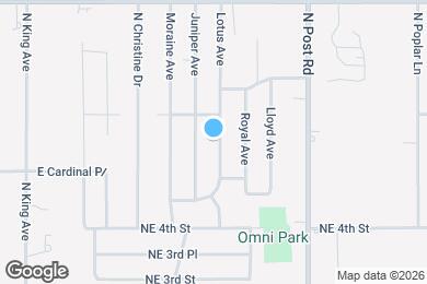 Map image of the property - 633 Lotus Ave