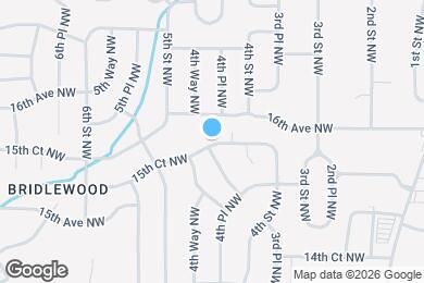 Map image of the property - 434 15th Terrace NW