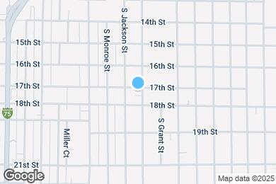 Map image of the property - 600 S Van Buren St