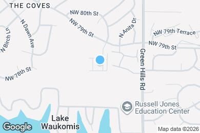 Map image of the property - 7806 N Oregon Ave