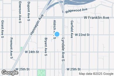 Map image of the property - 2205 Aldrich Ave S