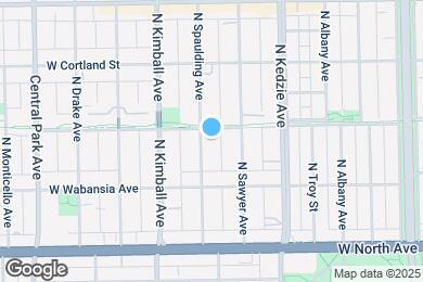 Map image of the property - 1745 N Spaulding Ave