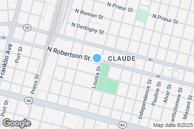 Map image of the property - 1432 Louisa St