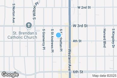 Map image of the property - 351 S. Manhattan Pl