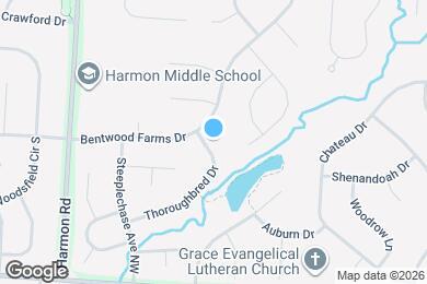 Map image of the property - 12478 Thoroughbred Dr