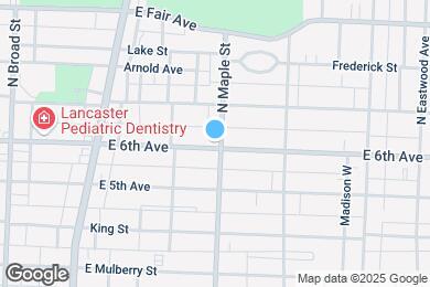 Map image of the property - 601 N Maple Street