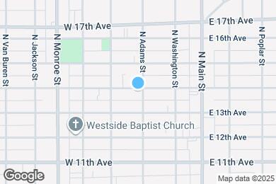 Map image of the property - 1325 N Adams St