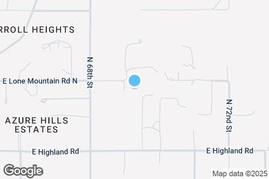 Map image of the property - 6911 E Lone Mountain Rd