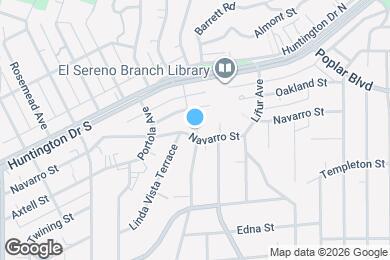 Map image of the property - 5151 Navarro St