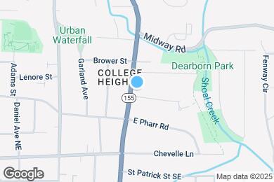 Map image of the property - 1038 S Candler St