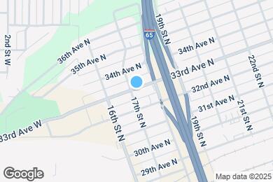 Map image of the property - 1705 33rd Ave N