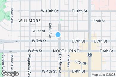 Map image of the property - 721 Pacific Ave