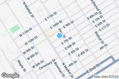Map image of the property - 122 E 8th St