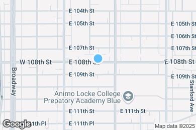 Map image of the property - 216 E 108th St