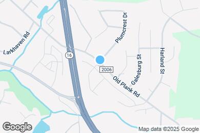 Map image of the property - 1216 Plumcrest Dr
