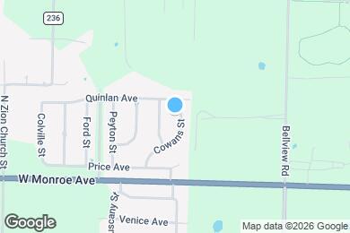 Map image of the property - 212 Cowans St