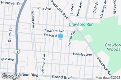 Map image of the property - 1121 Kahn Ave