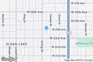 Map image of the property - 3226 W 24th Ave
