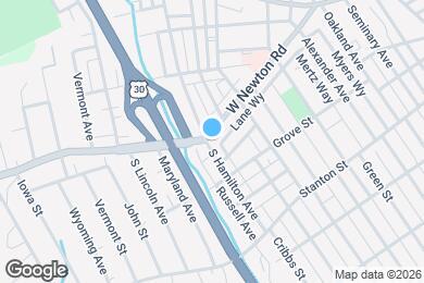 Map image of the property - 660 W Newton St
