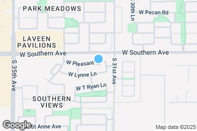 Map image of the property - 3115 W Pleasant Ln
