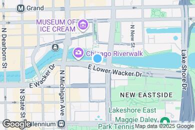 Map image of the property - 240 E Wacker Dr