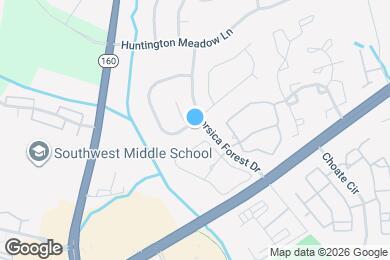 Map image of the property - 14616 Asheton Creek Dr