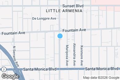 Map image of the property - 1228 Normandie Ave