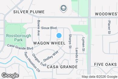 Map image of the property - 3206 Crockett St