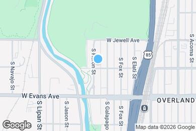 Map image of the property - 1990 S Huron St