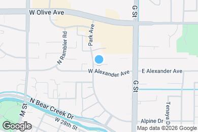 Map image of the property - 175 W Alexander Ave