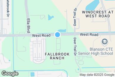 Map image of the property - Fallbrook Ranch Apartments