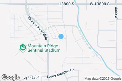 Map image of the property - 4328 W Rex Peak Way