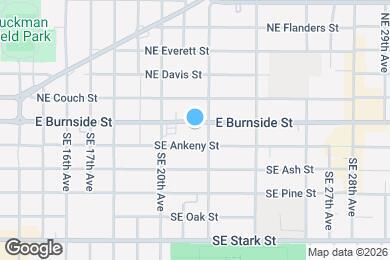 Map image of the property - 2114 E Burnside St