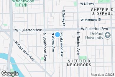 Map image of the property - 2301 N Wayne Ave