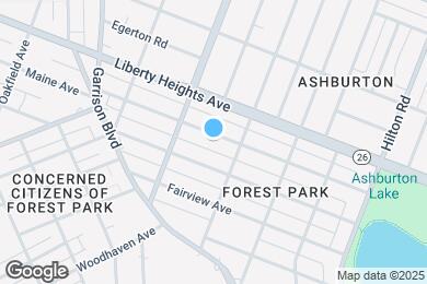 Map image of the property - 3609 W Forest Park Ave