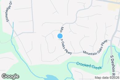 Map image of the property - 639 Mountain Oaks Pkwy